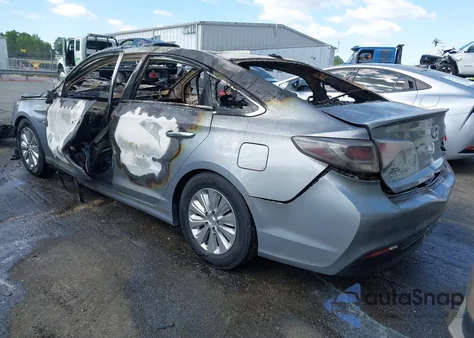 2016 Hyundai Sonata Hybrid Se из США, поврежденный, VIN KMHE24L19GA030139